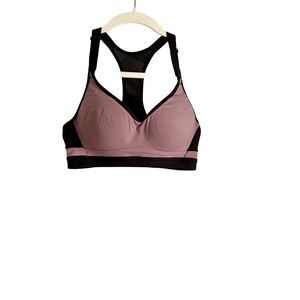 VICTORIA SPORT Incredible bra‎ Mauve Black Racerback Size 32B/C70